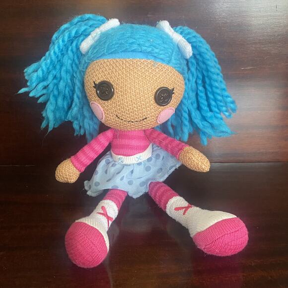Lalaloopsy Mittens Soft Doll Plush Pink Blue Hair - Picture 10 of 10